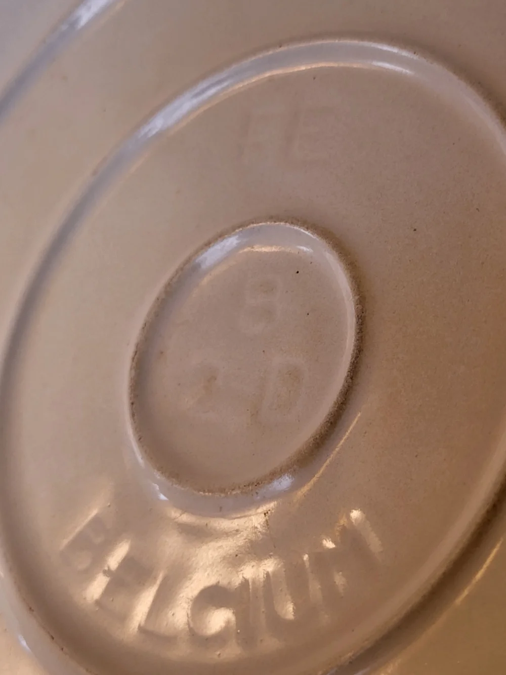 1960s Descoware Enamel Cast Iron Covered 4qt Dutch Oven Autumn Leaves